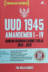 Image of UUD 1945 Amandemen I-IV